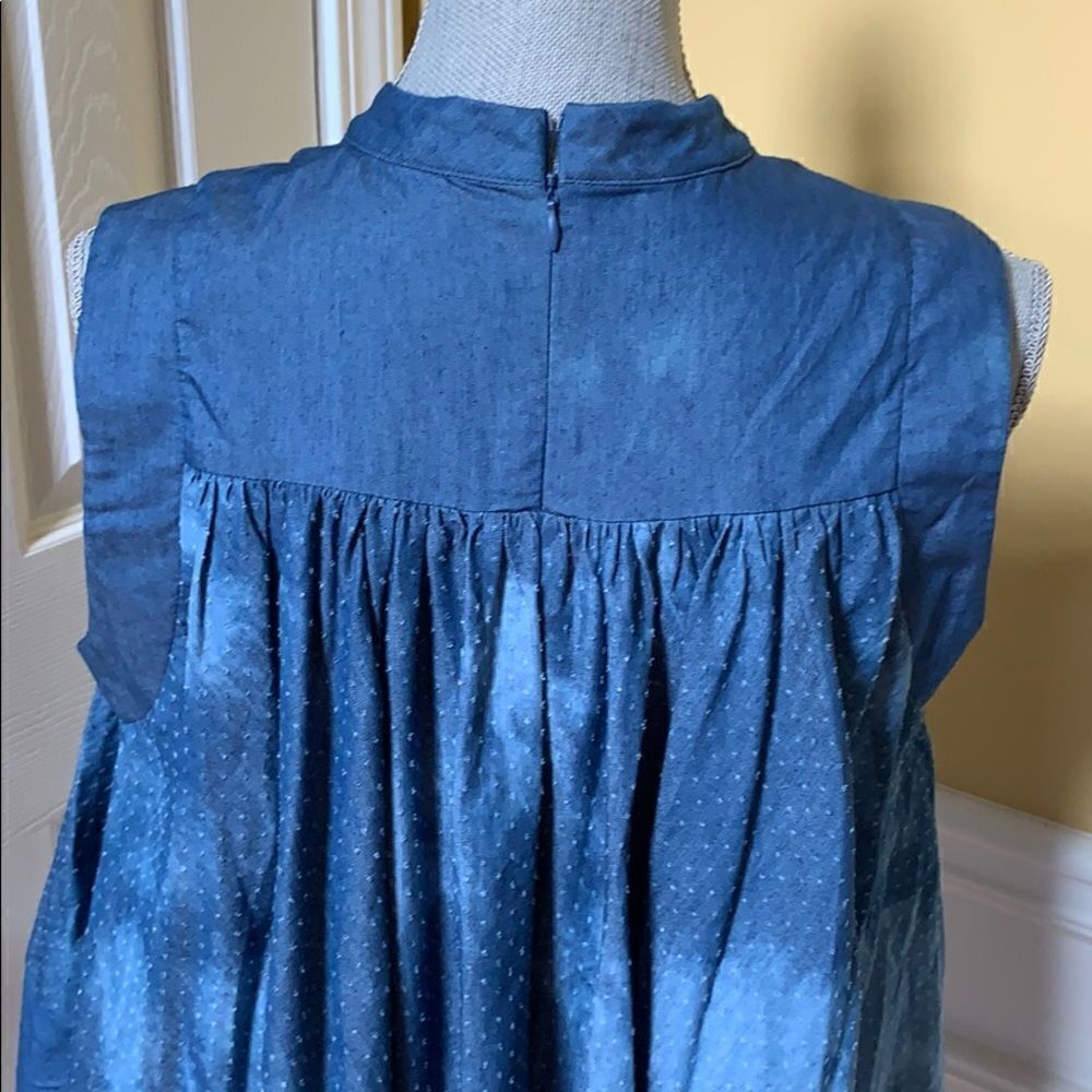 High Low Denim Top - Picture 5 of 8